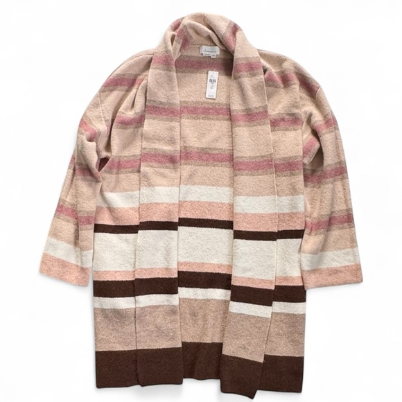 Anthropologie Mariel Striped Longline Sweater | ONE SIZE NWT - Picture 2 of 10